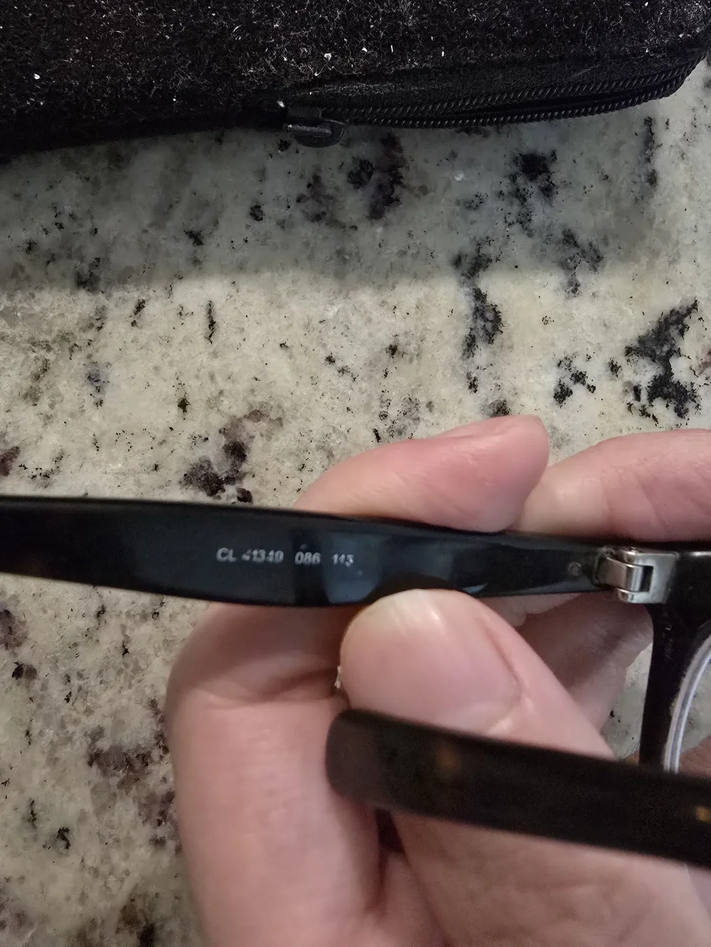 Celine Black Round Optical Glasses with Case - Picture 2 of 3